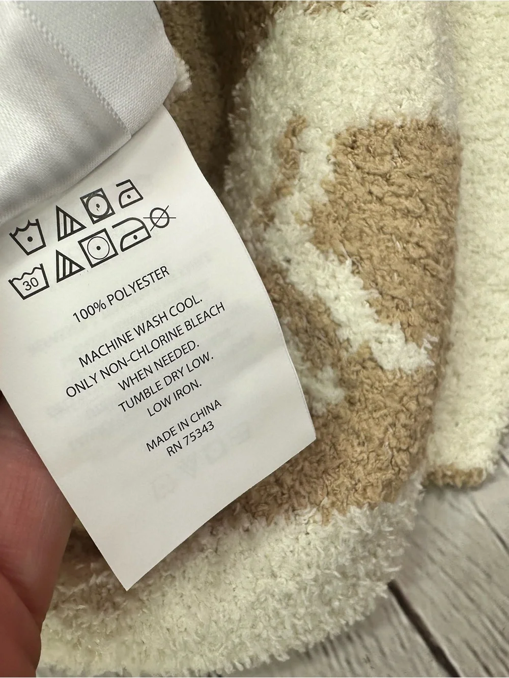 Baby Aspen Cream & Tan Horse Baby Blanket